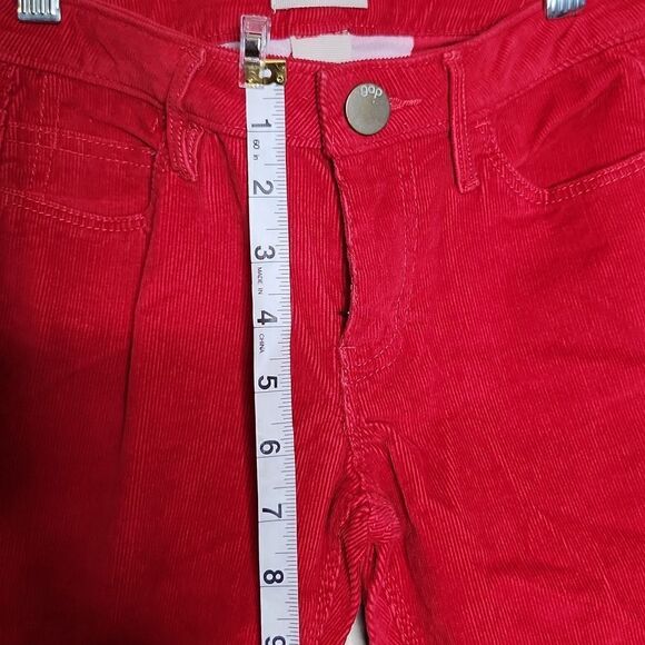 Gap Kids Super Skinny Red Slim fit corduroy Pants - Picture 7 of 9